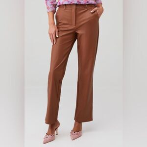 Commando Faux Leather Full Length Trouser Size Small